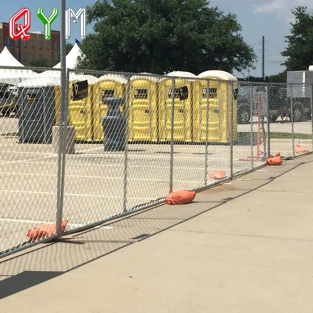 Temporary Fence Panels Used Metal Traffic Crowd Control Barrier