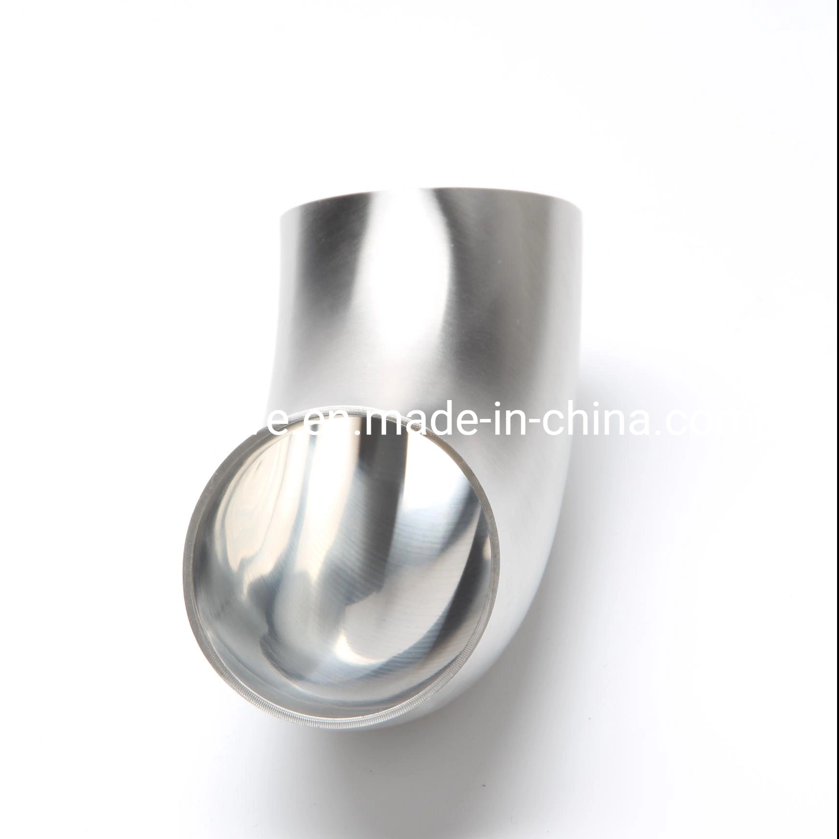 DIN/SMS/ISO/3A SS304/ SS316L Sanitary Stainless Steel Pipe Fitting Bend 90 Degree Elbow Welded Long Type