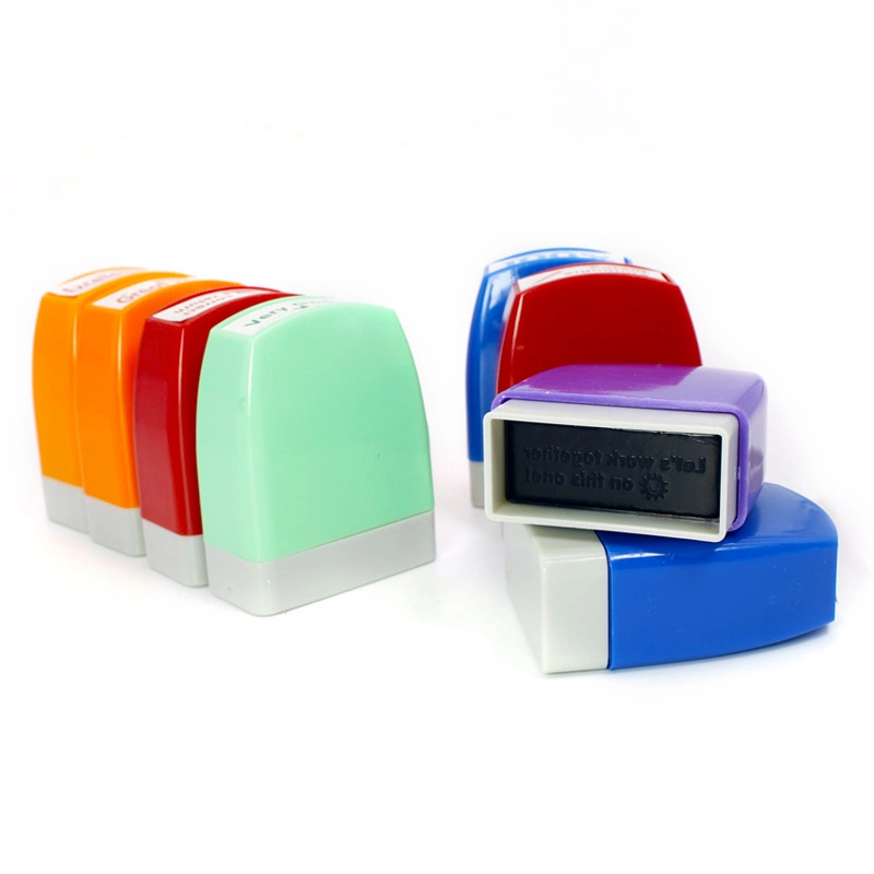 Plastic Teacher Reward Teaching Stamps Customize Rubber Stamps Personalized Kids Toy Self-Inking Stamp