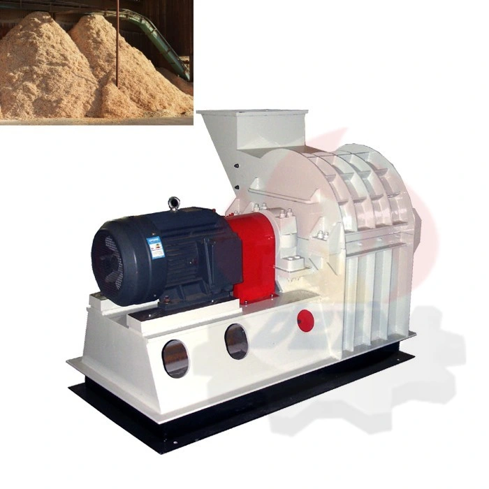 Big Capacity Wood Hammer Mill/Wood Shredder/Wood Crusher Shavings Machine