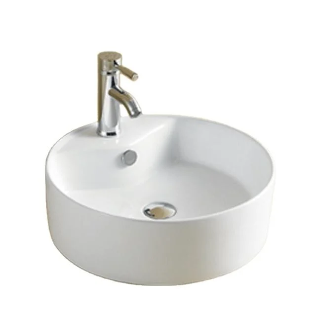 Sanitary Ware Hot Selling Sink Faucet Hole European Standard Style Ceramic Hand Wash Basin