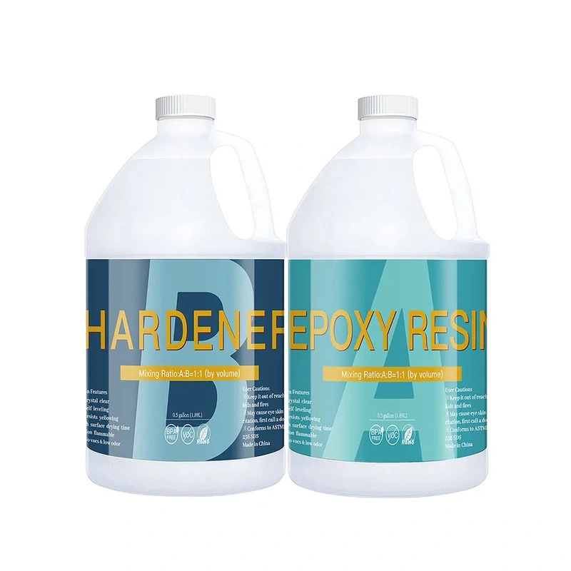 Ab Two Parts Double Component UV Epoxy Glue Liquid Cast Epoxy Resin