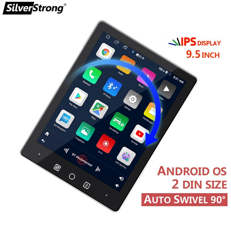 Silverstrong 2 DIN auto-rádio celular Carro de Interconexão estéreo de áudio do rádio de navegação GPS Bluetooth WiFi Multimedia player de vídeo