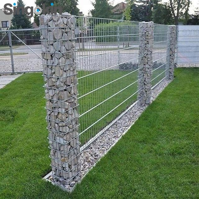 Gabion Wire Mesh Fence Stone Cage Box Basket Retaining Walls