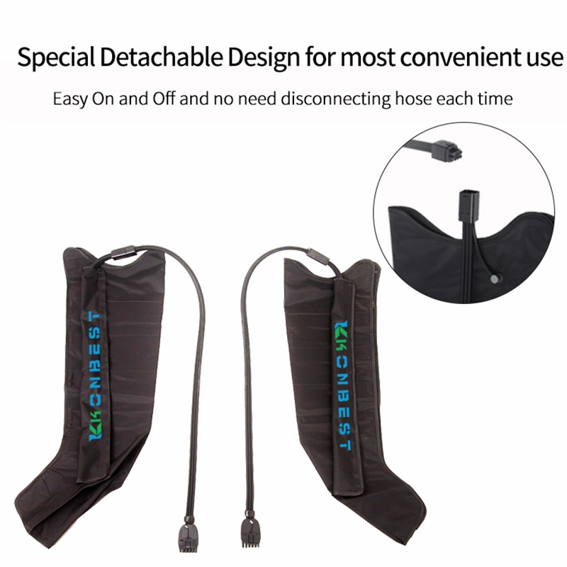 Dropshipping 8 Chamber Dvt Pump Sequential Compression Sport Recovery Boots Pants for Lymph Edema