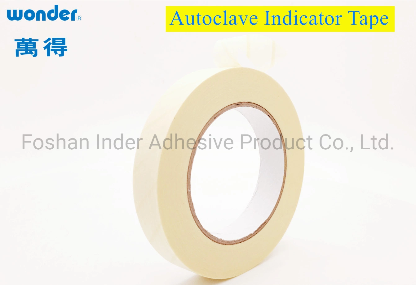 Autoclave Indicator Self Adhesive Tape for Sterilization Process- Wonder Brand