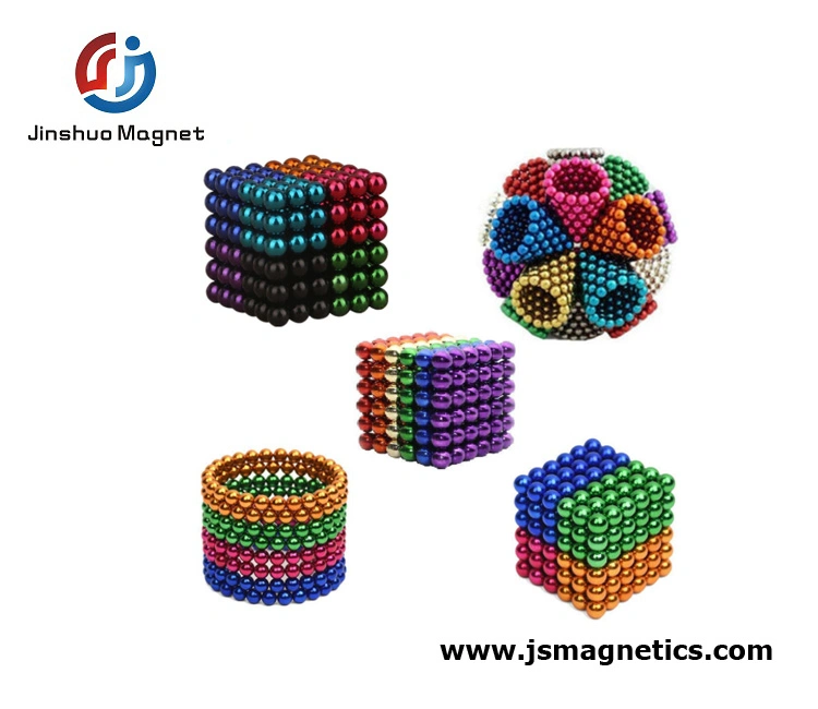 As esferas magnéticas de 5mm 512 peças esferas magnéticas Cube Multi-Color Gadget Fidget Brinquedos Jogos de Mesa Brinquedos do Magneto cordões magnético de Alívio do Estresse brinquedos para adultos (8 Cores)