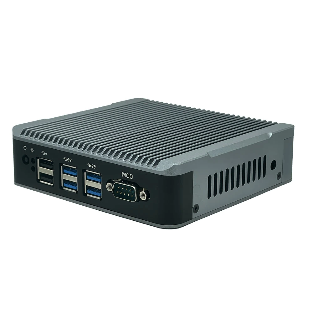 كمبيوتر شخصي صغير N5100 رباعي المراكز 4 مؤشرات الترابط، كمبيوتر صغير 12 فولت SSD128g Mini Box