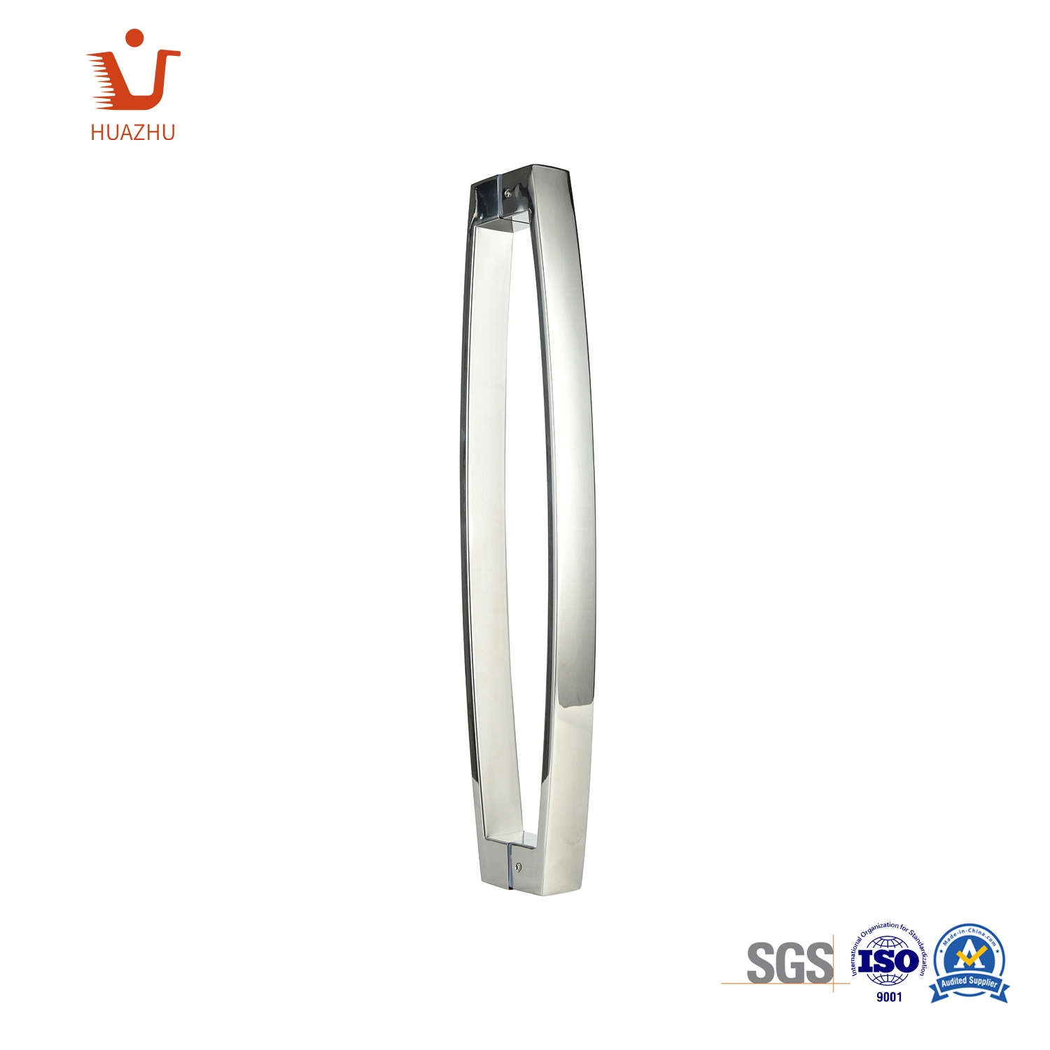 New Arrival Competitive Factory Price Stainless Steel Chrome Plated Shower Glass Door Handle for Bathroom 600mm