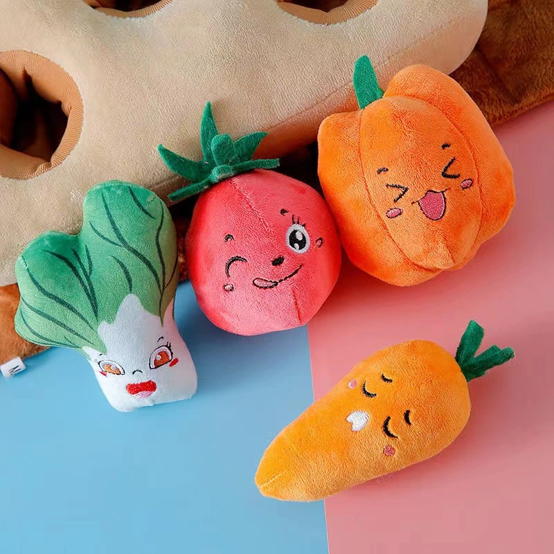 Carrot Doll Baby Pulling Turnip Puzzle Plush Toy Kids Gift Doll Puzzle Early Education Toddler Montessori