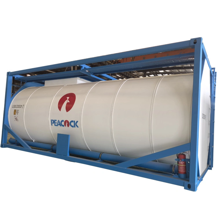 Factory Price 20FT ISO Hydrochloric Acid Liquid Tank Container Chemical Tanker for Sale