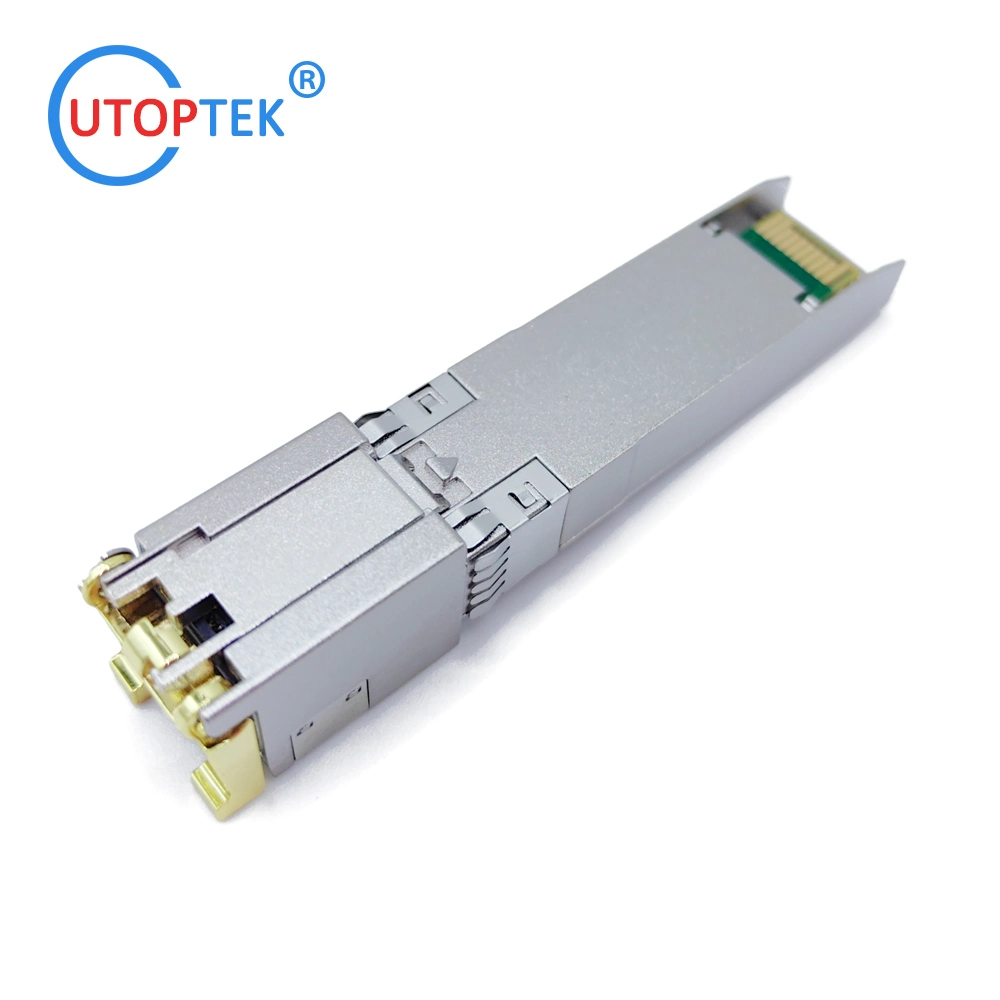 Suministro de fábrica 10g 5g 2,5g 1g 100m base-T Cobre RJ45 Módulo transceptor SFP UTP SFP para Cisco Huawei