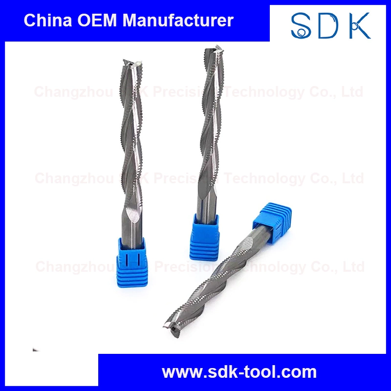 3 Flutes Single Straight Hole OEM Customized Solid Carbide Roughing Milling Tools for Aluminum