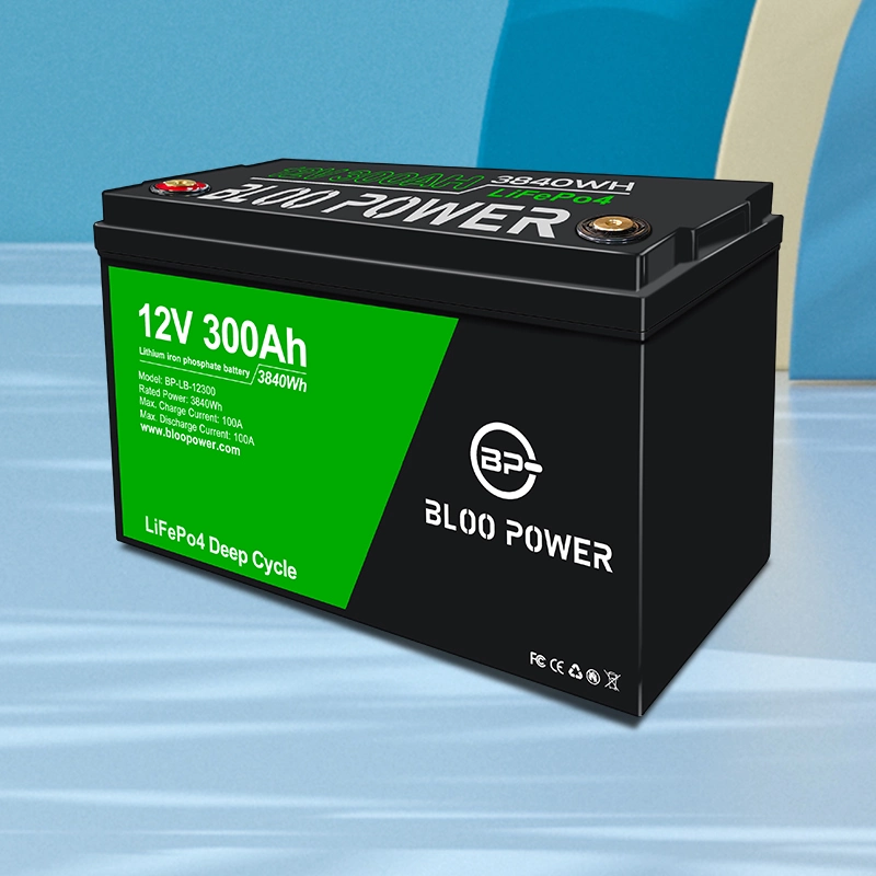 Bloopower 12V 50AH 100Ah 120Ah 150Ah 200 Ач, 300 Ач, 400 Ач для финансовых учреждений светофора при отклонении от нормы не аварийный сбой питания системы хранения данных