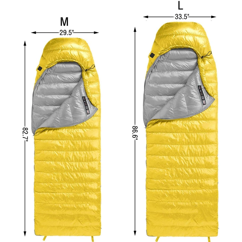 Sac de couchage d'urgence extérieur Amazon Camping de haute qualité pour le froid Météo 0 degré