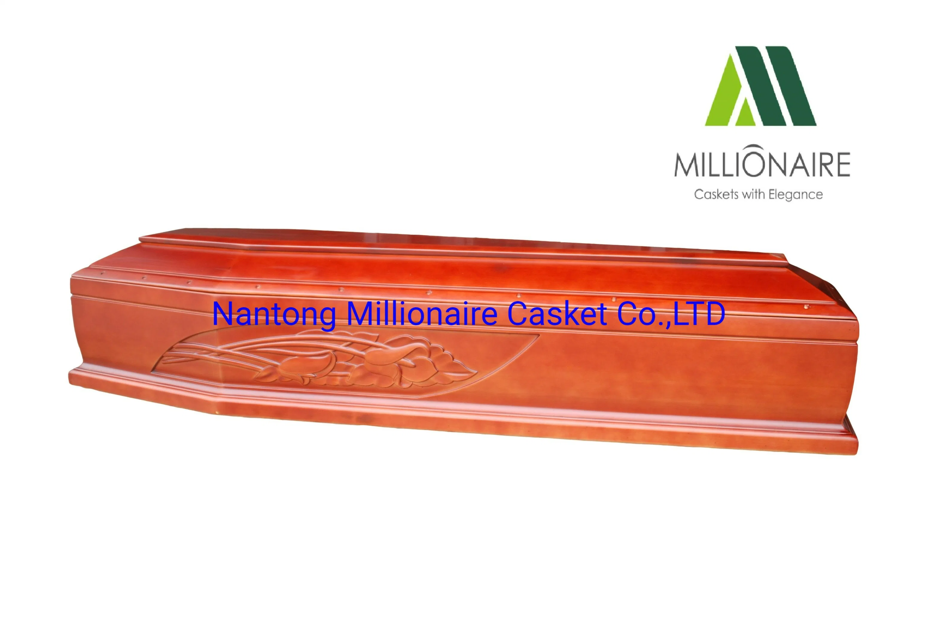 Paulownia Wood Coffins de Millionaire Casket Company para Europa y. Mercado del Caribe