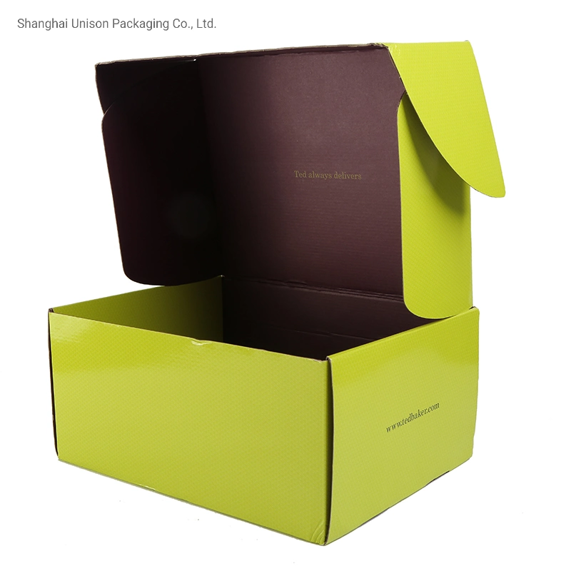 Factory Price Recycled Eco Friendly Green Corrugated Kraft Packing Box Cardboard