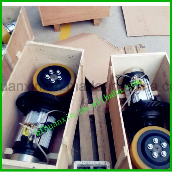 Drive Assembly with PU Tires for Forklift Industry 230mm 16n. M Driving Unit Assembly 1.5kw AC Motor 3200r/Min for Lifting Machine Electric Pallet Truck Wheel