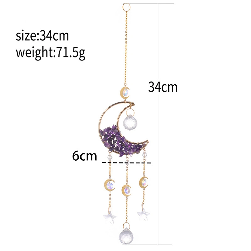 Moon Crystal Hanging Ornament Home Decoration Dream Catcher