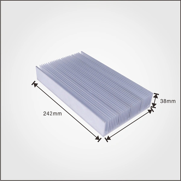 140mm Breite Dichte Fins Extrusion CPU Kühlkörper Aluminium-Kühler