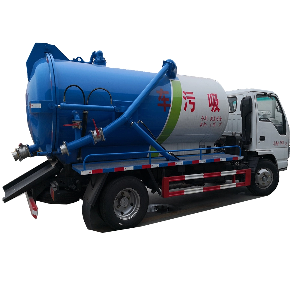 Factory Price Top Quality  Sewer and Industrial Cleaning Sewage Suction Vacuum Tank Truck