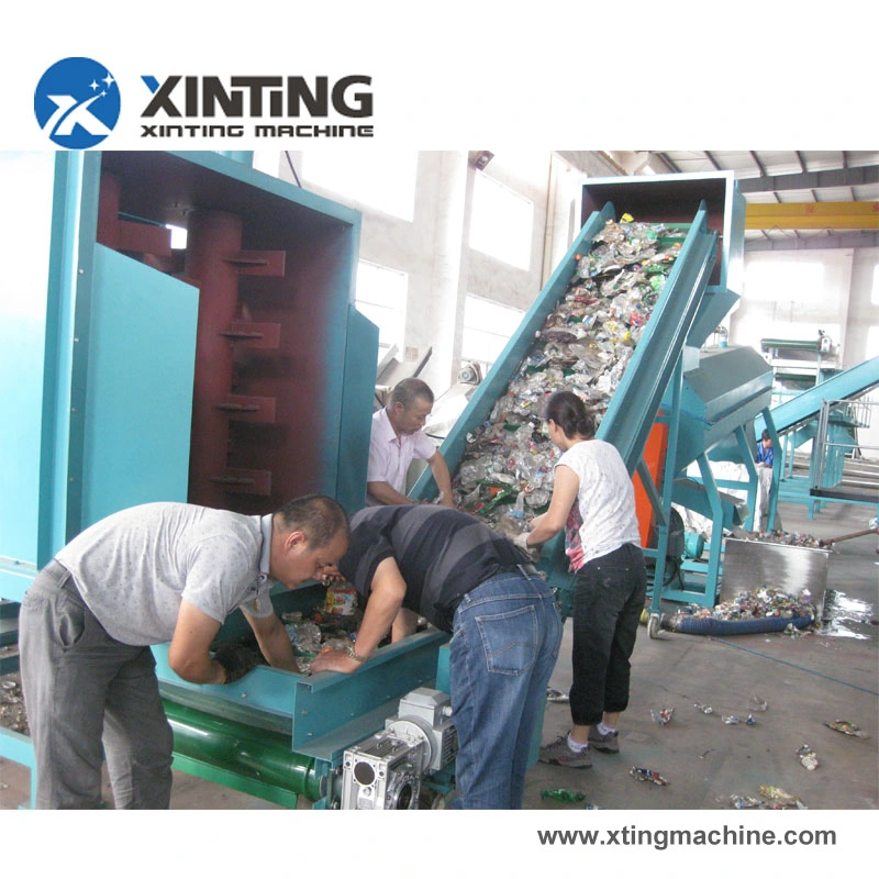 3000kg/Hr Waste Plastic Pet Bottle Recycling Machine Pet Washing Crushing Plant