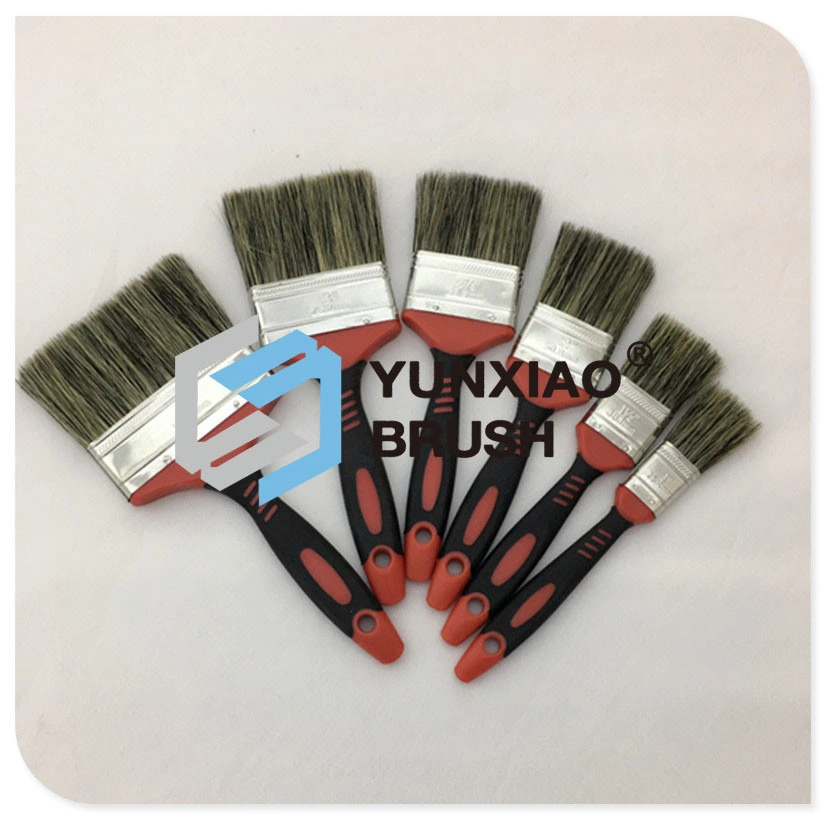 High quality/High cost performance  Professional Pet Bi-Color Customized Size Paint Brush for Household Painting