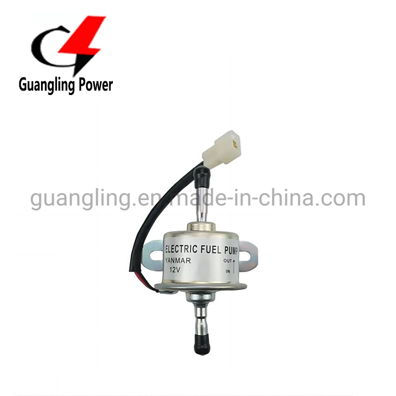 in Stock Ep-015 White Plug Electronic Fuel Pump 12V Low Pressure