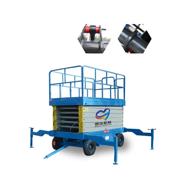 Easy to Lift and Operate Mini Scissor Lift Towable Mobile Scissor Lifts