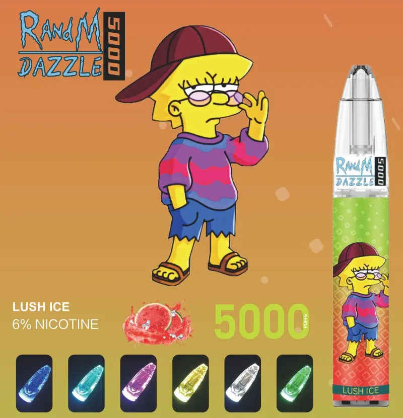 Fadctory Precio VAPE lápiz desechable Randm Dazzle 5000 Puffs 3%5% Nicotina