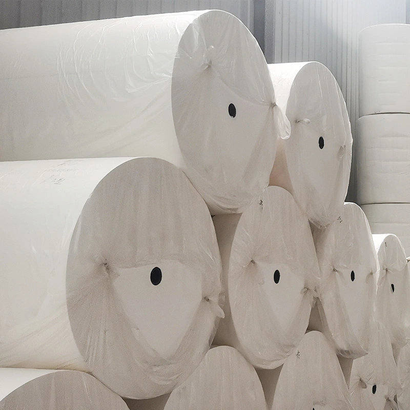 China Raw Materials for Making Tissue Papers Jumbo Mother Roll Facial Tissue