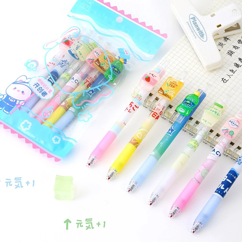 Mode Schreibwaren Gel Pen Promotional Cartoon Erasable Gel Pen Kinder Schreibwaren