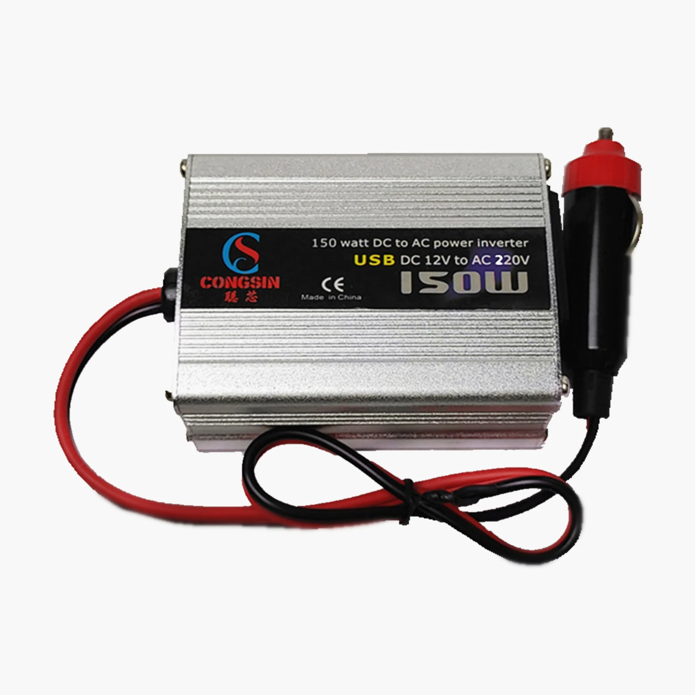 CONGSIN Mini Portable Car Inverter 150W 12V to 230V DC/AC