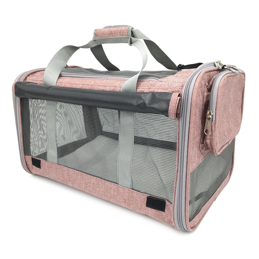 Pet Carrier Backpack Cat Dog Bag Accessories Supply Portable Clothes Breathable Wholesale/Supplier Adjustable Travel Outdoor Collar Cage Pet Products Mokofuwa