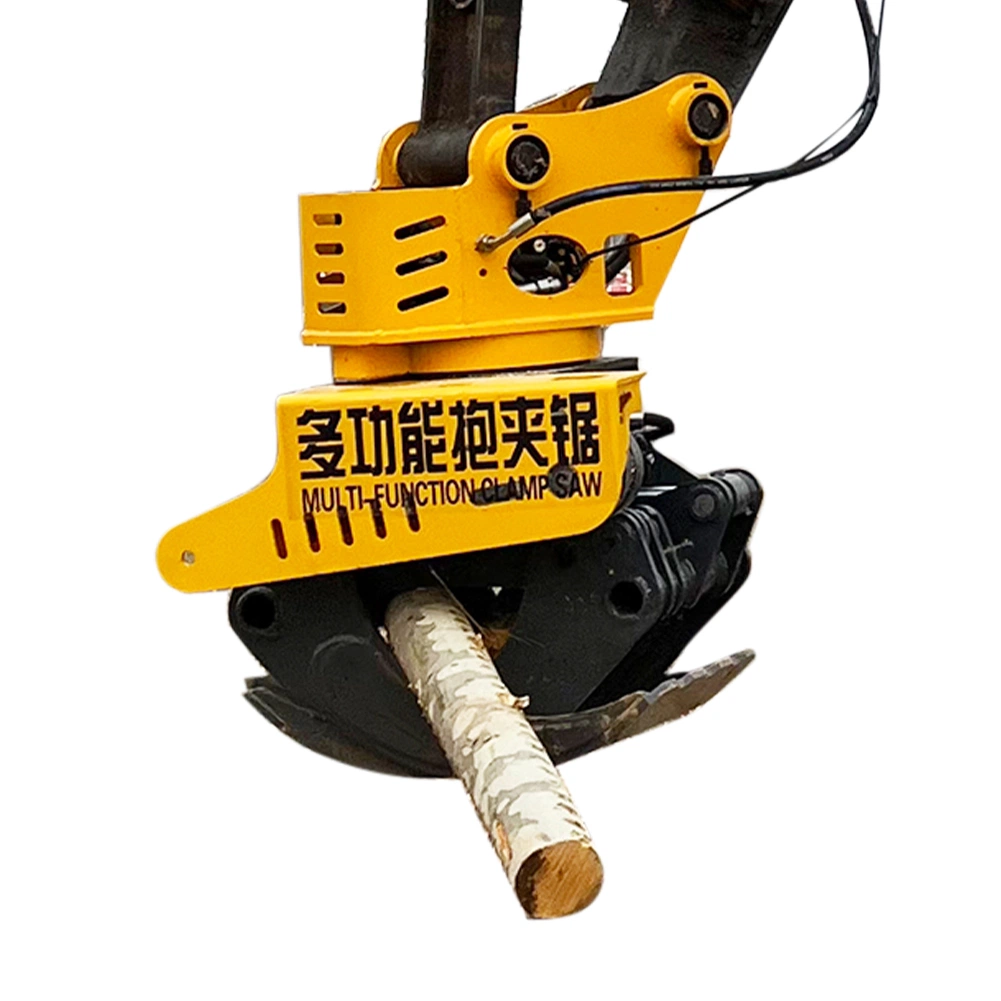 Multi-Function Grapple Cutting Clamp Saw for Excavator for 6-10ton