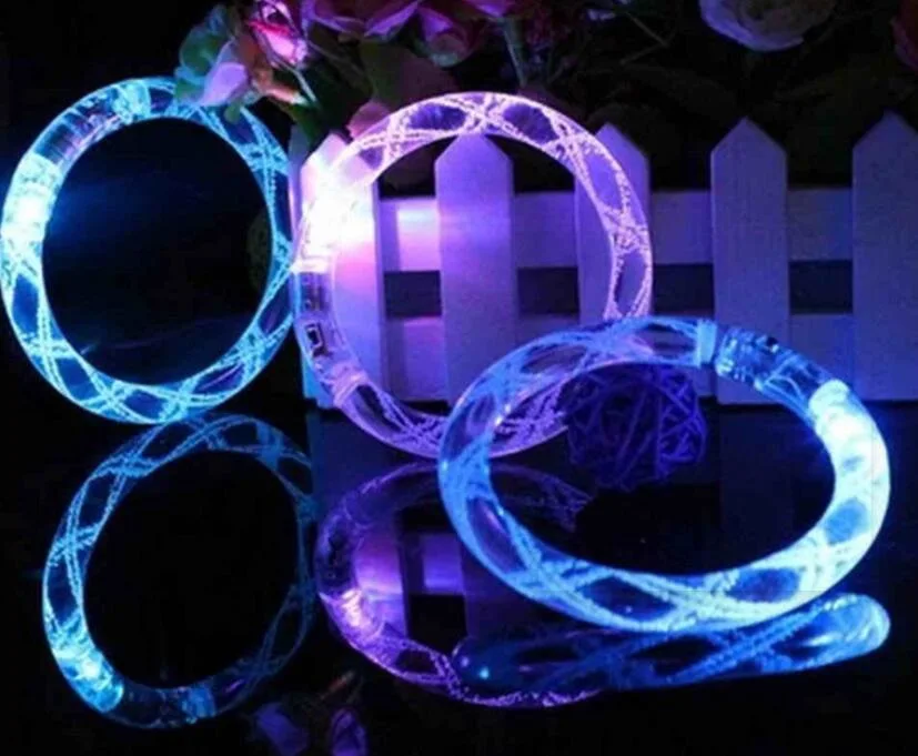 Party Event Decoration Glow LED Bracelet Light up Wristband Bangle