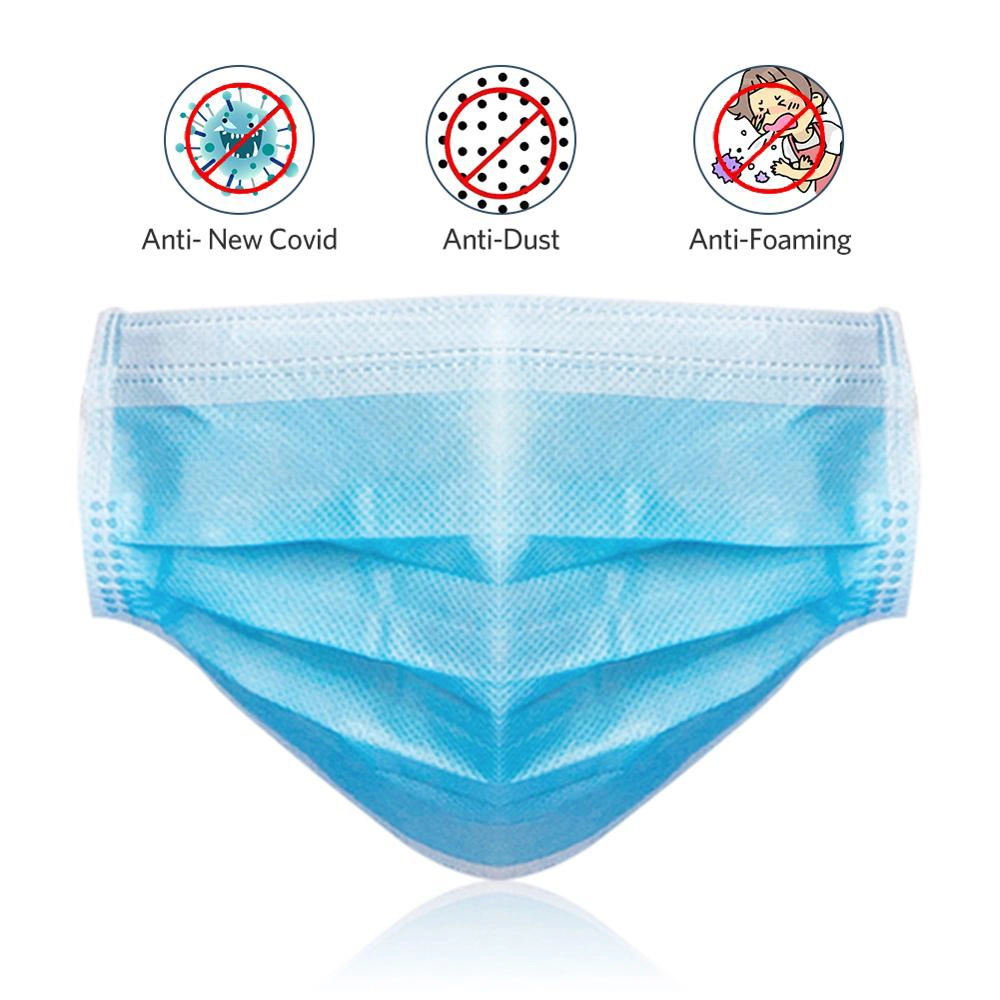 Surgical Mask 3ply Earloop Non-Woven Non Medical Facial Disposable Dustproof Mask