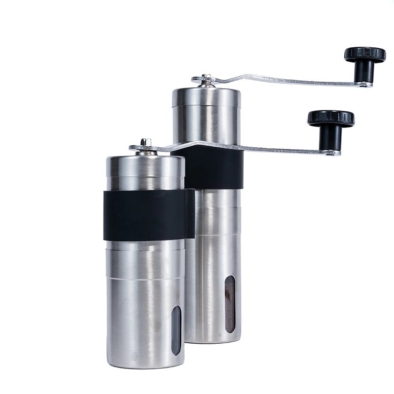 Wholesale/Supplier Stainless Steel Burr Custom Logo Manual Coffee Bean Hand Grinder Set