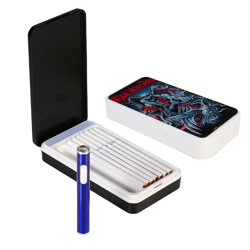 Proof Smell Cigarette Case for Smoking CIGS LED Light up