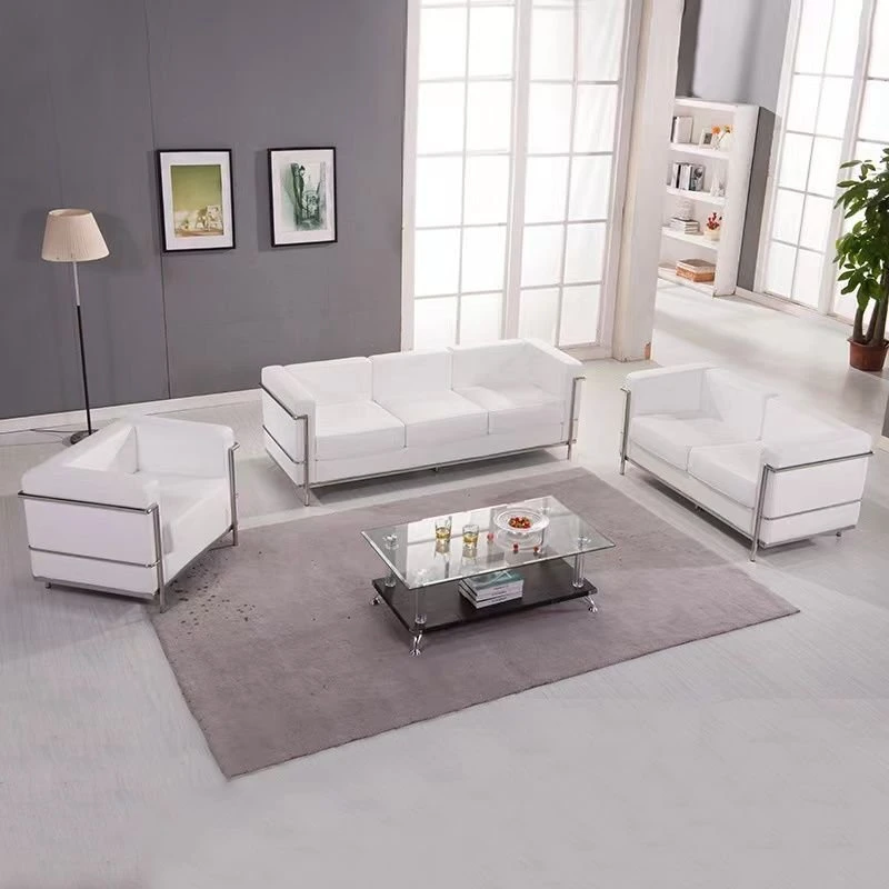 Modern Simple Living Room Leather Furniture Sofa Set Designs