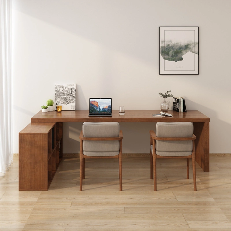 Cheap Price Desk Solid Wood Corner Computer Table Desk Furniture