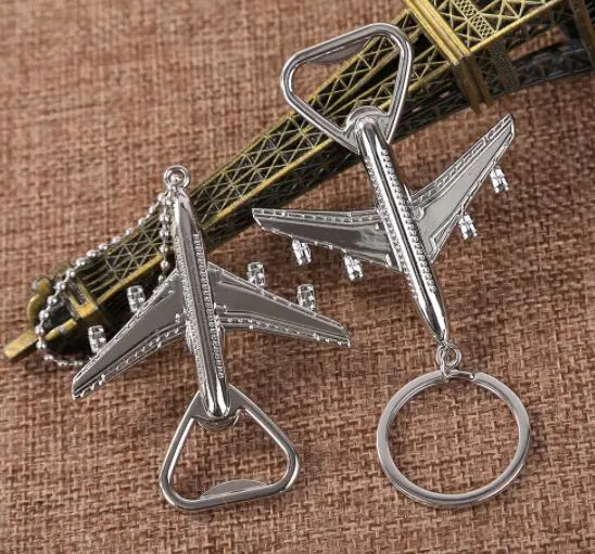 Elegant Custom Alloy Airplane Bottle Opener Bar Kitchen Use