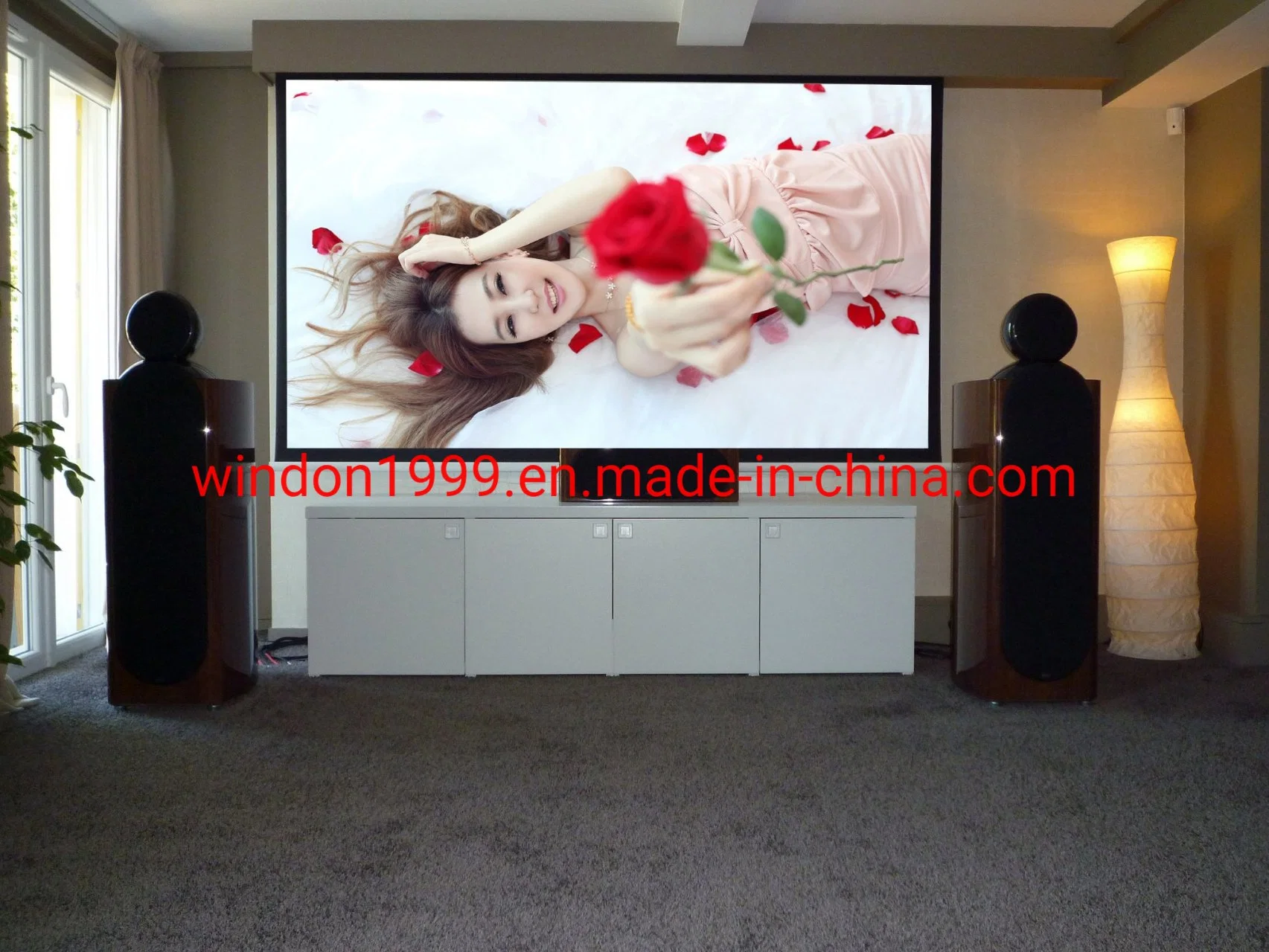 100" Roll up Cinema Projection Screen