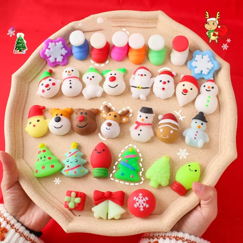 Wholesale/Supplier Christmas Promotional Gift Mochi Squishies Decompression Toy for Kids