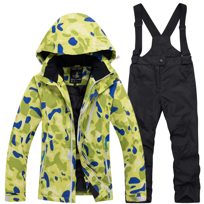 Winter Children's Warm and Waterproof Ski Suit Set