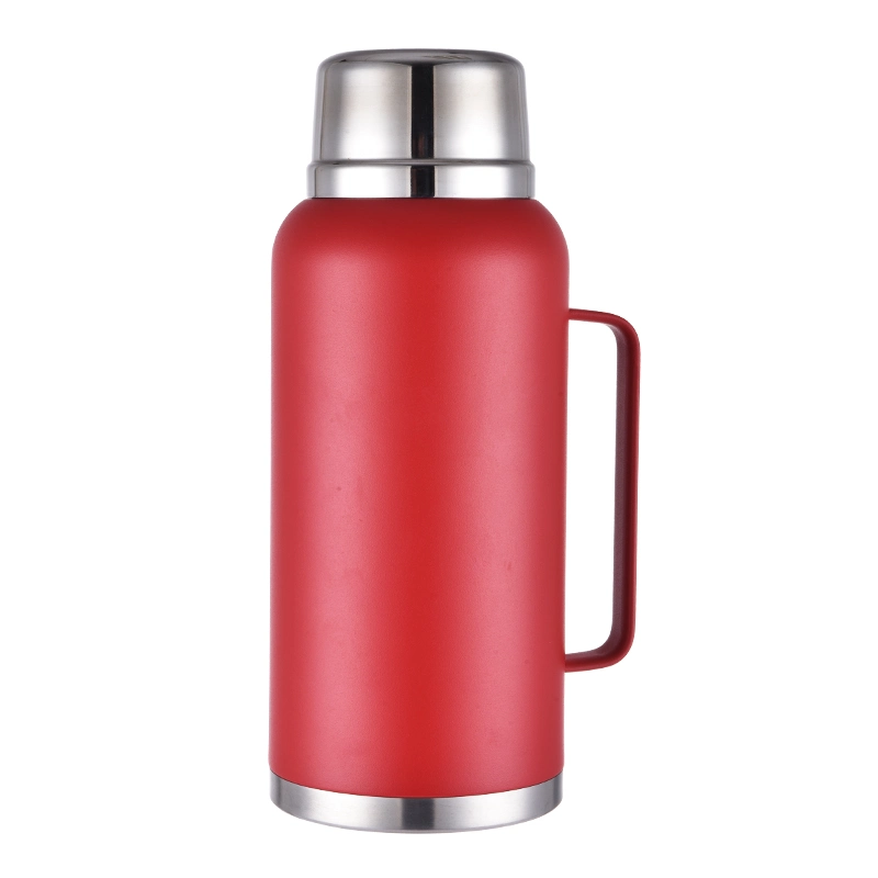 2100ml Insulated Plastic Free Water Bottle Stainless Steel Thermal Travel Pot with Handle