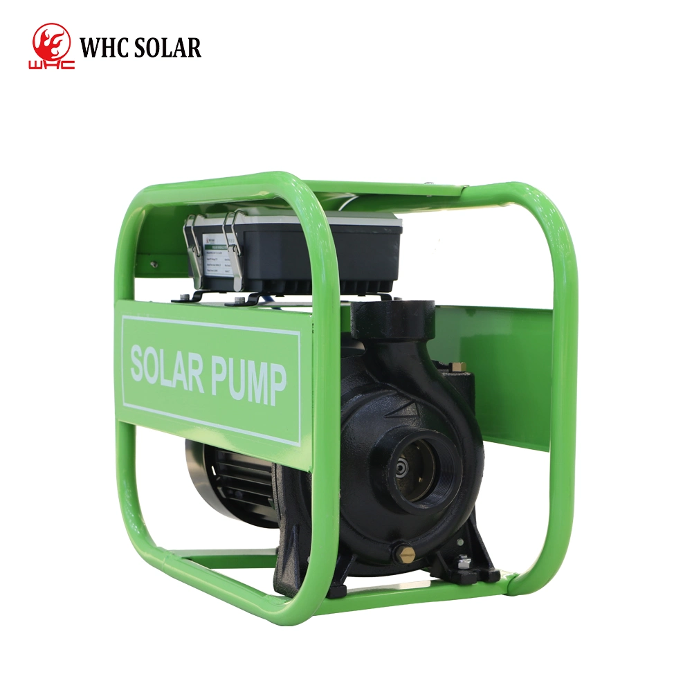 WHC batería de CA DC 3 pulgadas 1500W Ahorro de energía solar Bomba de agua de pozo profundo para agua viva