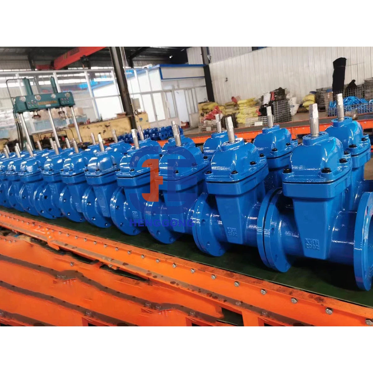 API/ANSI/DIN/BS Electric Cast Iron Gg25 Ggg40 Industrial Wedge Soft EPDM Seat Flange Gate Valve with Handwheel