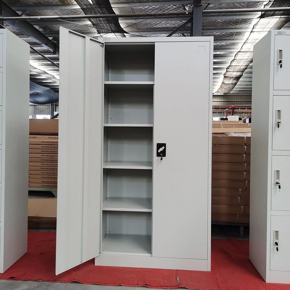 Metal Storage Filing Cabinet Metal Closet Wardrobe Steel Locker Cabinet