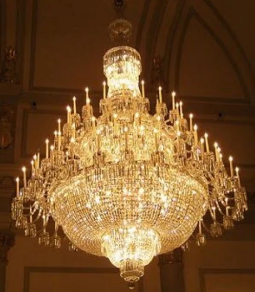 Fabricación a medida Gran Antique Oro Cristal Chandelier para la Iglesia